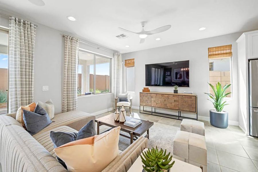 Furnished interior view inside a new home in Meridian, Queen Creek (Image 6).
