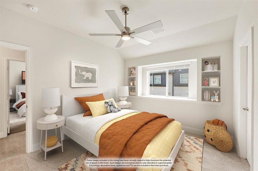 Furnished interior view inside a new home in Union Park Classic 60, Little Elm (Image 9). Furnished interior view inside a new home in Union Park Classic 60, Little Elm (Image 9).