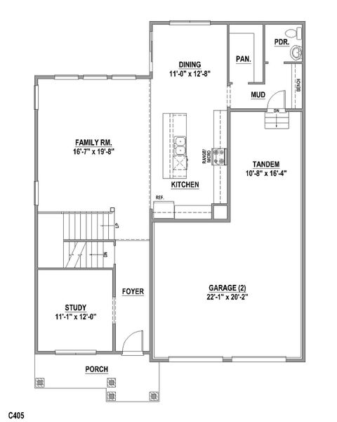 Plan C405 1st Floor