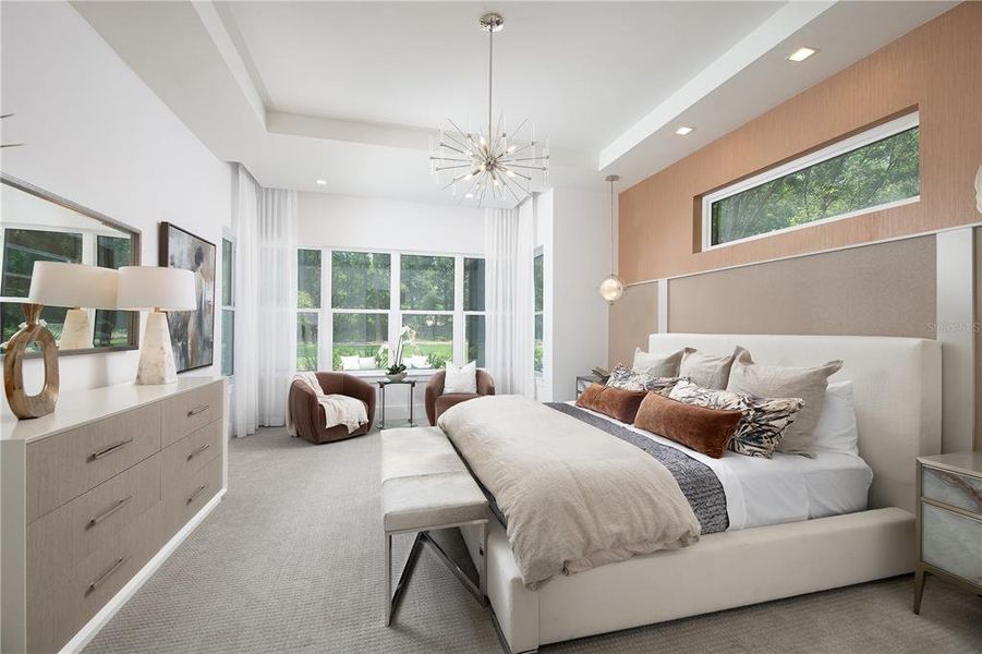 Furnished interior view inside a new home in , Gainesville (Image 10).