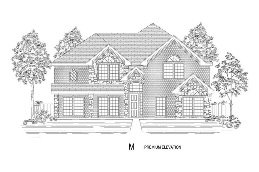 Representative rendering of the exterior for the Brentmoore FS by First Texas Homes (Image 15).