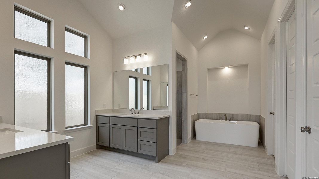 Furnished interior view inside a new home in The Ranches at Creekside, Boerne (Image 8).