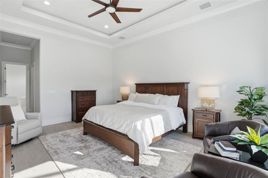 Furnished interior view inside a new home in , Parrish (Image 57).