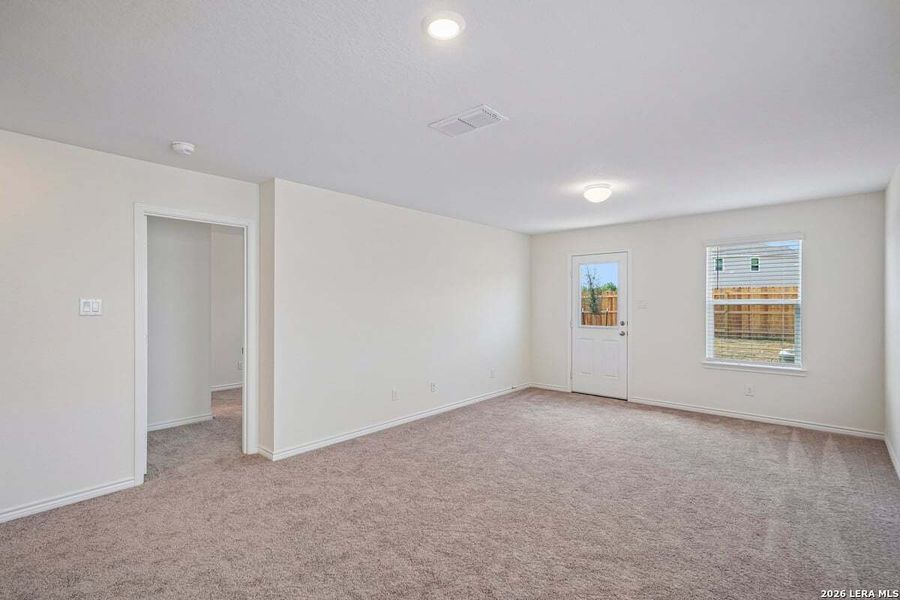 Spacious, unfurnished interior of a new home in The Granary - Villa Collection, San Antonio (Image 23). Spacious, unfurnished interior of a new home in The Granary - Villa Collection, San Antonio (Image 23).