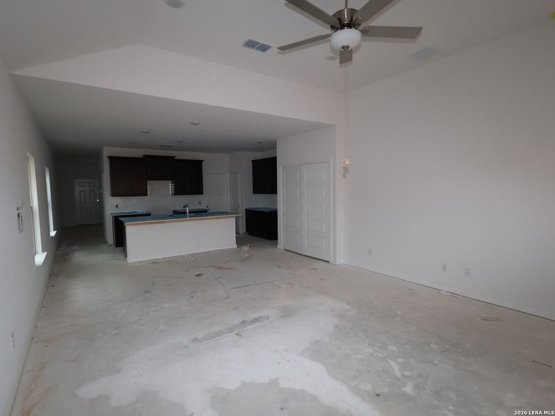 In-progress construction of a new home in Park Place, New Braunfels, TX (Image 36).