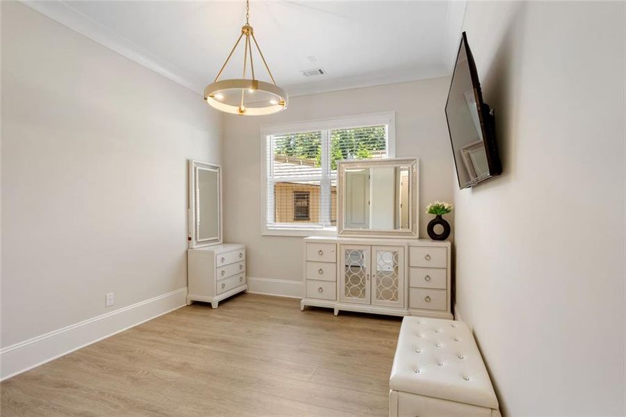 Furnished interior view inside a new home in , Marietta (Image 17).