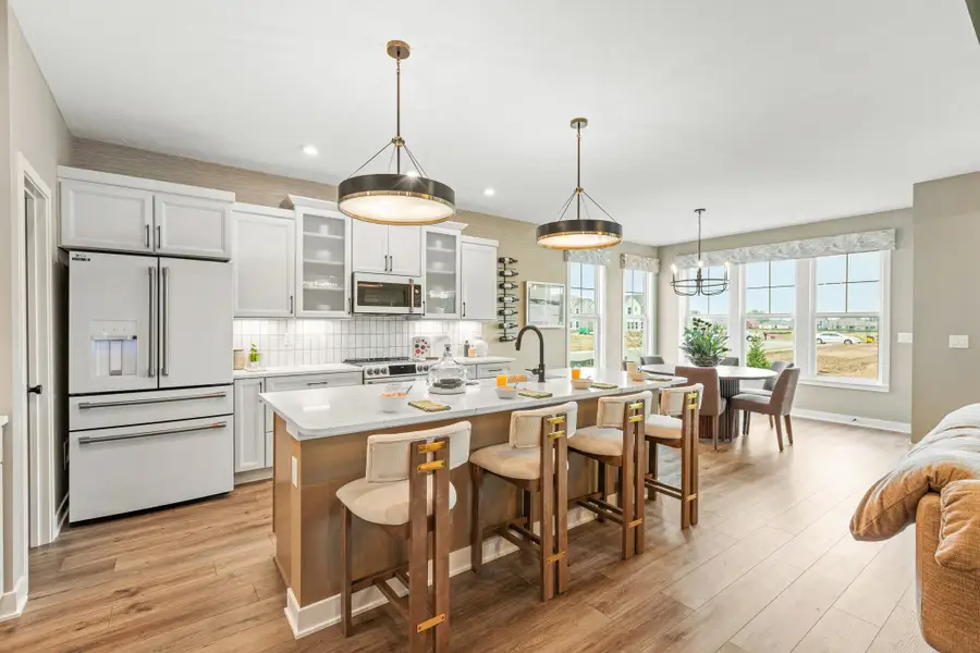 Representative furnished interior of a home built from the Calvin by Fischer Homes in Pickens Bluff, Hiram (Image 9).