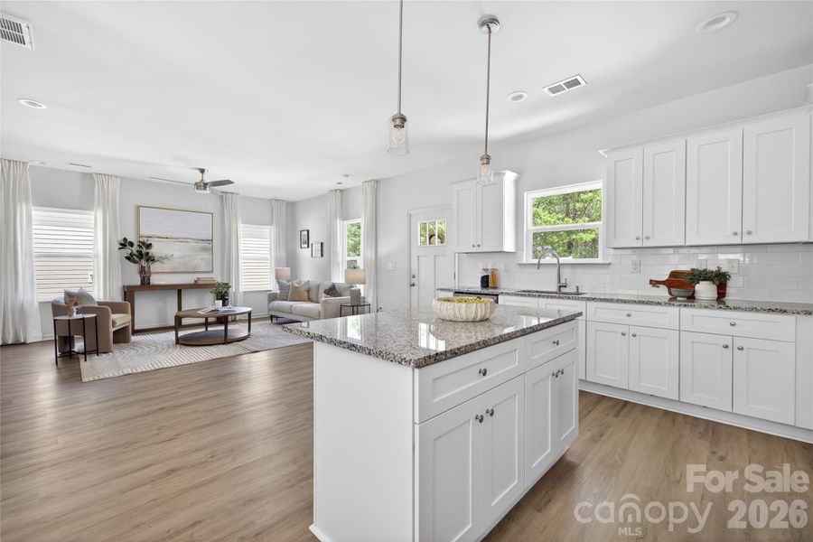 Furnished interior view inside a new home in , Charlotte (Image 14).