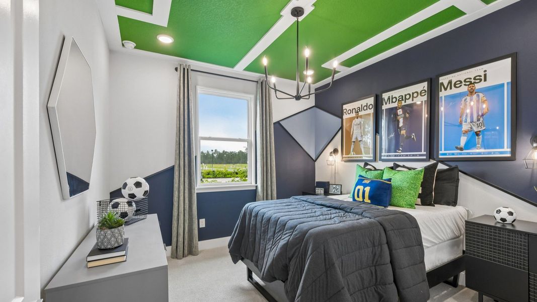 Representative furnished interior of a home built from the Maui by DRB Homes in Willowbrook North, Winter Haven (Image 9).
