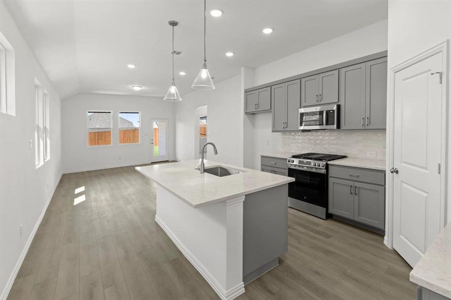 Furnished interior view inside a new home in Devonshire 40s, Forney (Image 6).