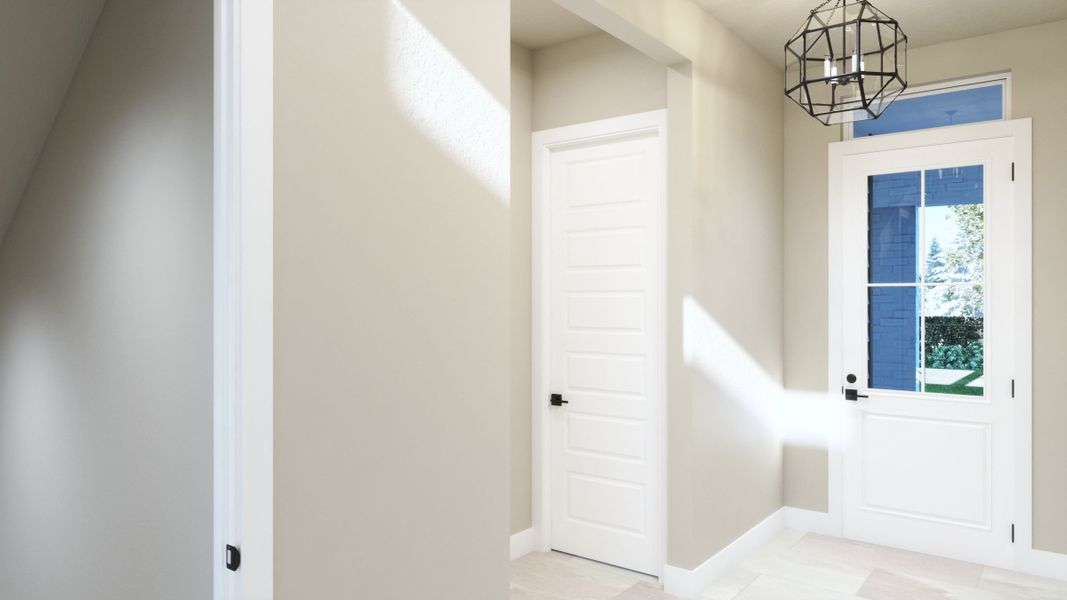 Spacious, unfurnished interior of a new home in RainDance, Windsor (Image 17).