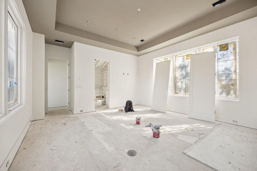 In-progress construction of a new home in , West University Place, TX (Image 14).