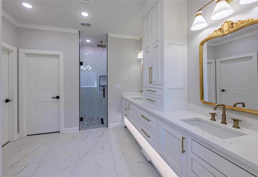 Furnished interior view inside a new home in , Bullard (Image 14).