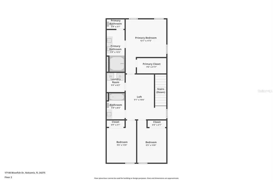2D floor plan layout of this home in , Nokomis, FL (Image 4).