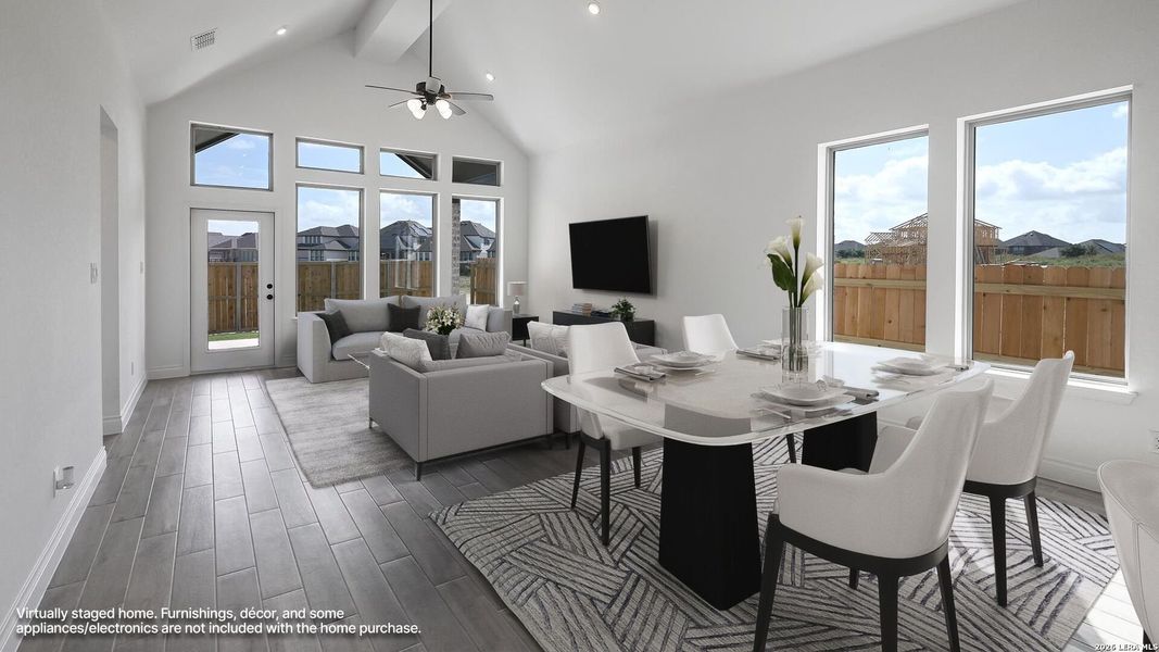Furnished interior view inside a new home in Legacy at Lake Dunlap, New Braunfels (Image 10).