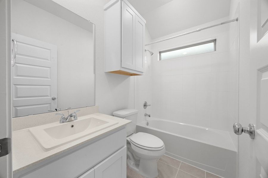 Bathroom in the Cypress home plan by Trophy Signature Homes - REPRESENTATIVE PHOTO Bathroom in the Cypress home plan by Trophy Signature Homes - REPRESENTATIVE PHOTO