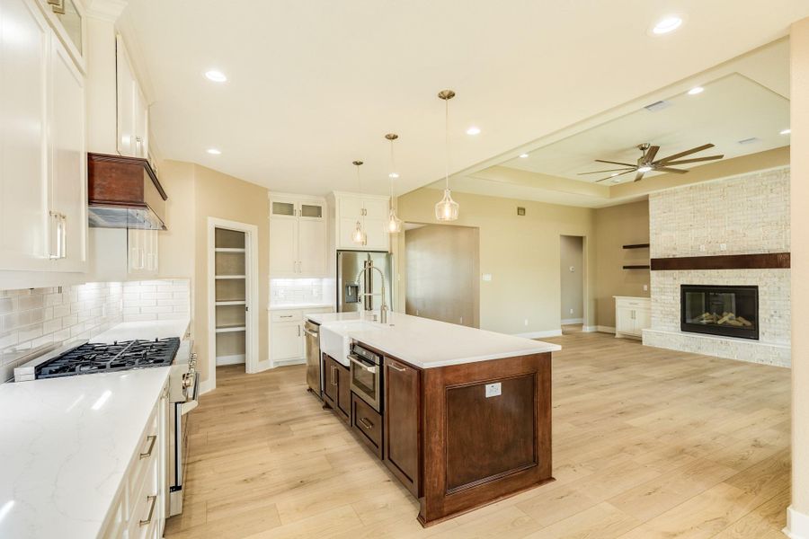 Furnished interior view inside a new home in , Richwood (Image 8).
