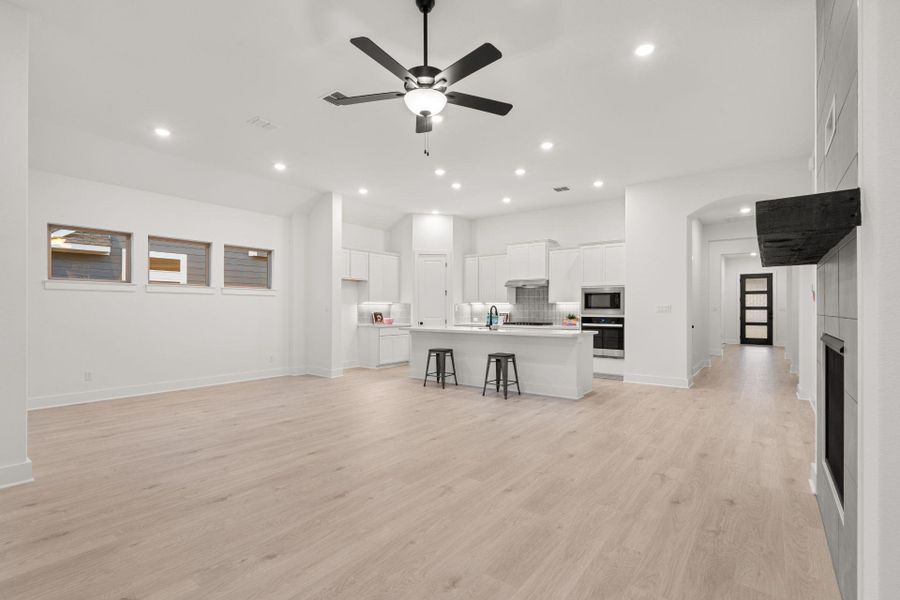 From Family Room to Open Concept Kitchen - Representative Photo