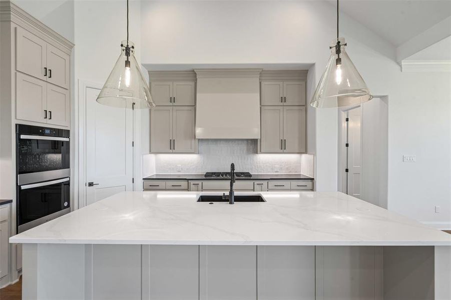 Furnished interior in a model home at Santana Ridge in Weatherford (Image 4). Furnished interior in a model home at Santana Ridge in Weatherford (Image 4).