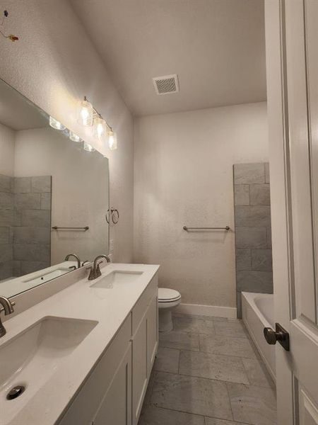 Furnished interior view inside a new home in Rocky Top, Krum (Image 7).