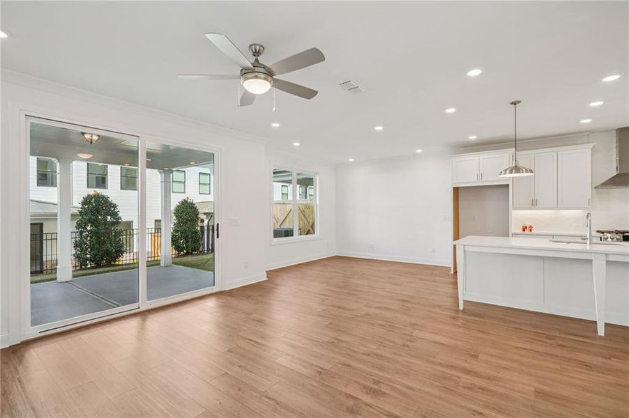 Spacious, unfurnished interior of a new home in Millcroft Townhomes, Buford (Image 27).