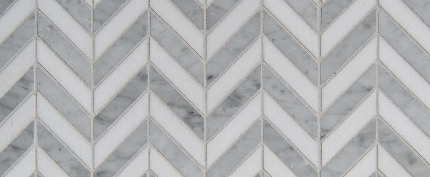Close up of the AW Collection® Sapphire backsplash - Representative images and renderings are for illustrative purposes