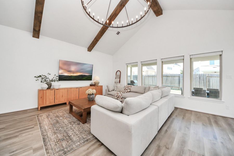 Furnished interior view inside a new home in Kings Mill, Kingwood (Image 16).