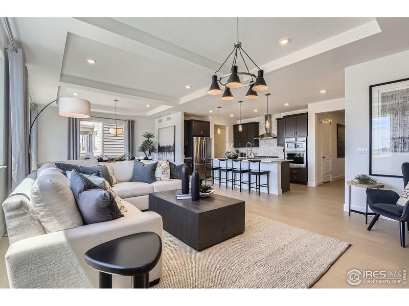 Furnished interior view inside a new home in Farmstead, Berthoud (Image 22).
