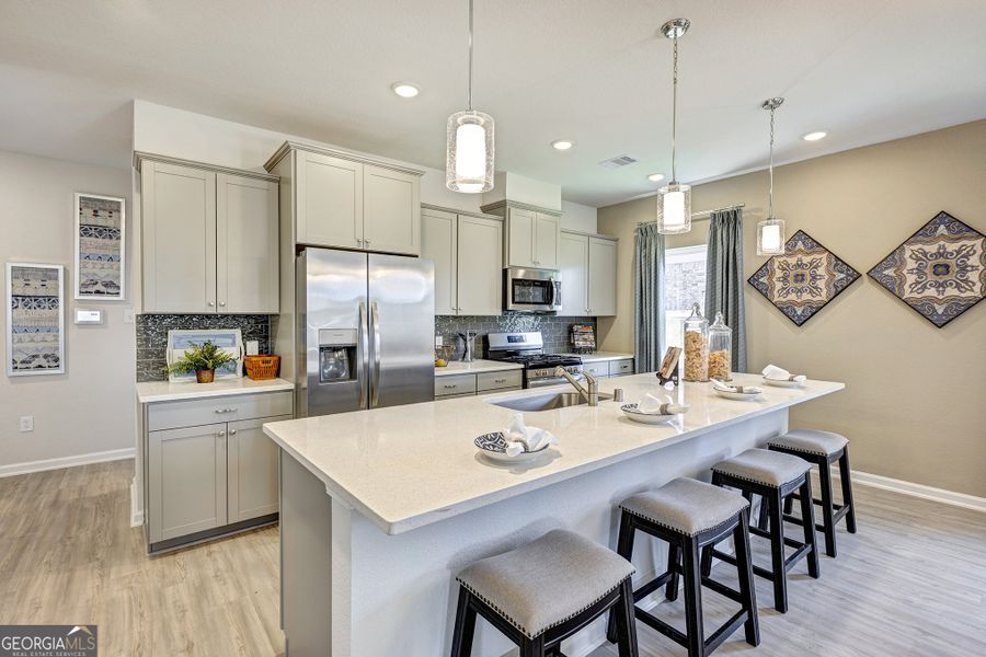 Furnished interior view inside a new home in Maddox Station, Eatonton (Image 21).