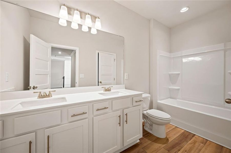 Furnished interior view inside a new home in Pinecrest Ridge, Dacula (Image 14).