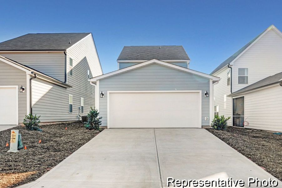 Front exterior of a new home in Colvin Park, Rock Hill, SC, highlighting curb appeal (Image 2). Front exterior of a new home in Colvin Park, Rock Hill, SC, highlighting curb appeal (Image 2).