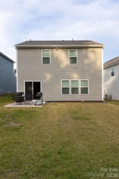 Exterior details and patio area of a home in Wilkerson Place, York (Image 4).