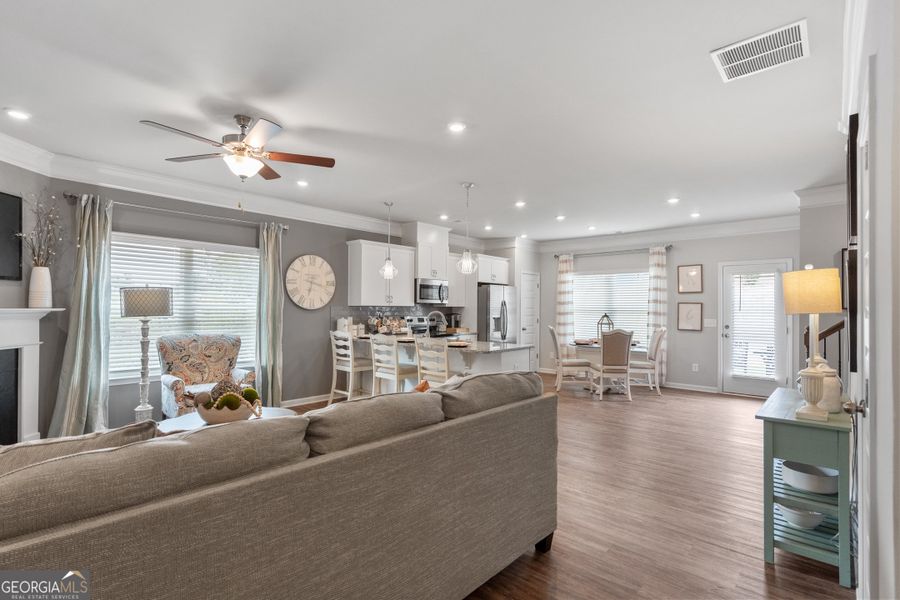 Furnished interior view inside a new home in Crescent Towns, Riverdale (Image 19).