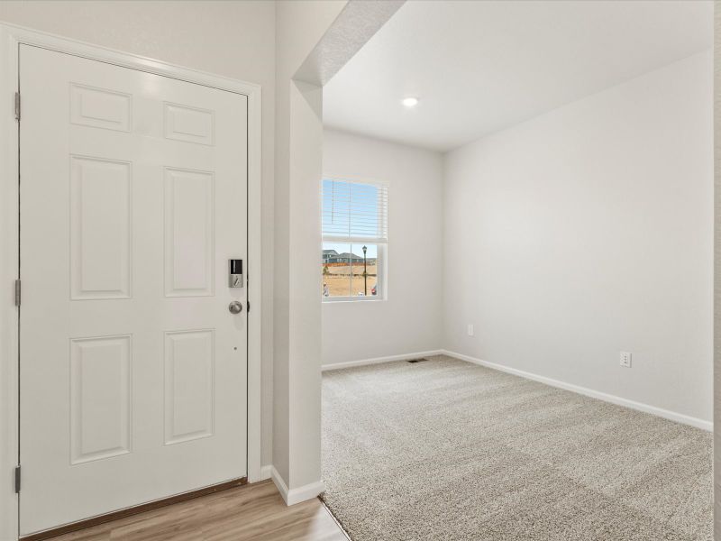 The Twin Peaks interior image taken at a Meritage Homes community in Severance, CO.