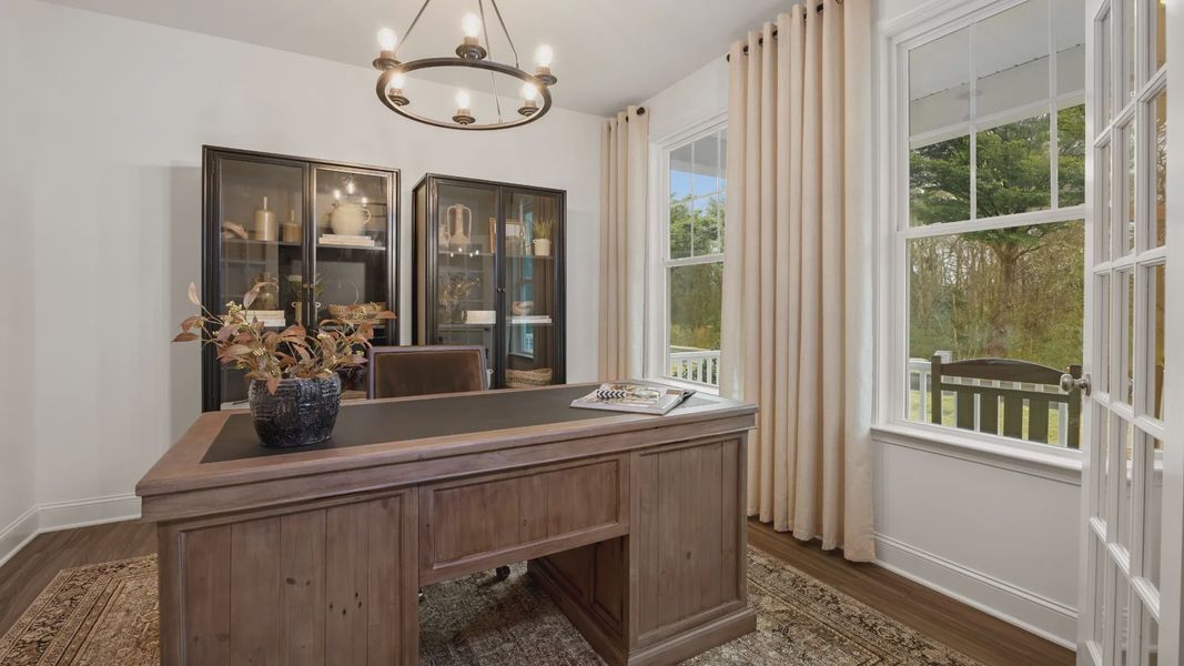 Furnished interior view inside a new home in Blake Pond, Lillington (Image 6).