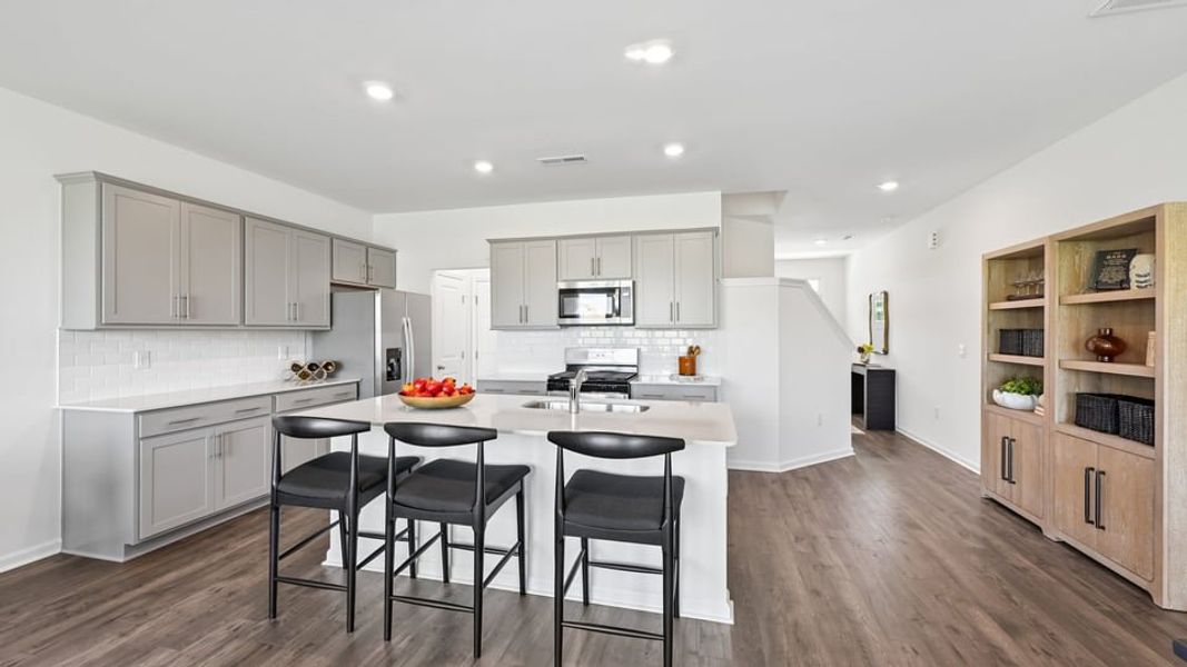 Furnished interior view inside a new home in Chapel Townes, Raleigh (Image 6).