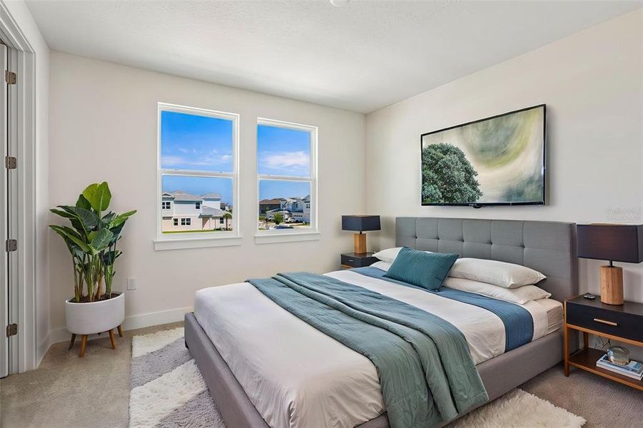 Furnished interior view inside a new home in Lagoon Residences at Epperson, Wesley Chapel (Image 8).