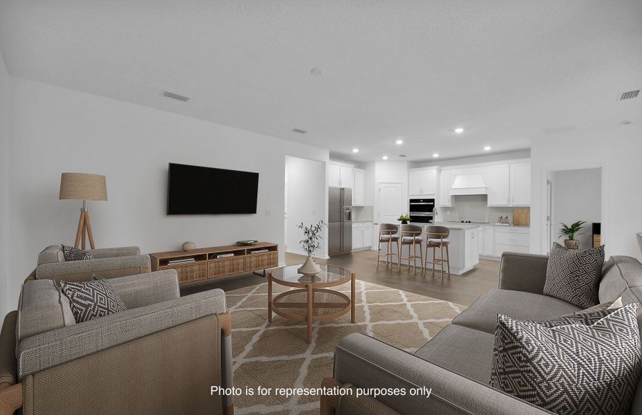 Furnished interior view inside a new home in Hyland Trail, Green Cove Springs (Image 4).