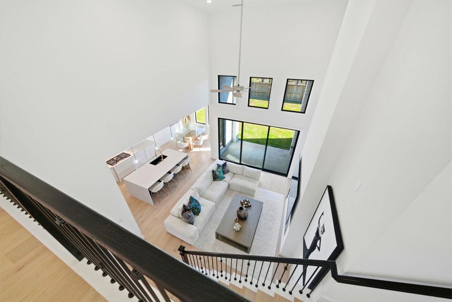 Furnished interior view inside a new home in Sienna, Missouri City (Image 26).