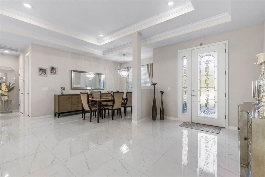Furnished interior view inside a new home in , Palm Coast (Image 13).
