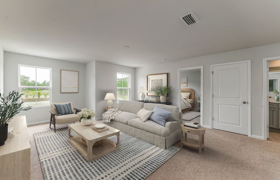 Furnished interior view inside a new home in Salem Bay, Beaufort (Image 11).