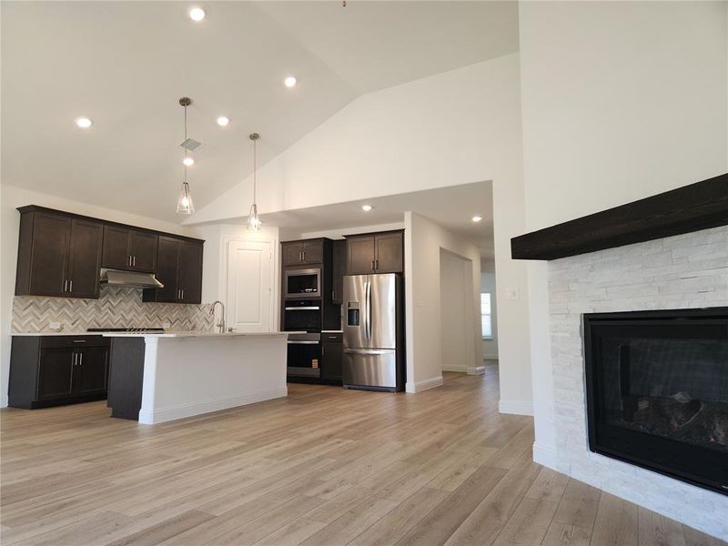Furnished interior view inside a new home in Ashford Park - Texana Series, Corinth (Image 9).