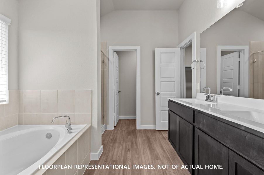 Furnished interior view inside a new home in Indian Springs, Crosby (Image 10).