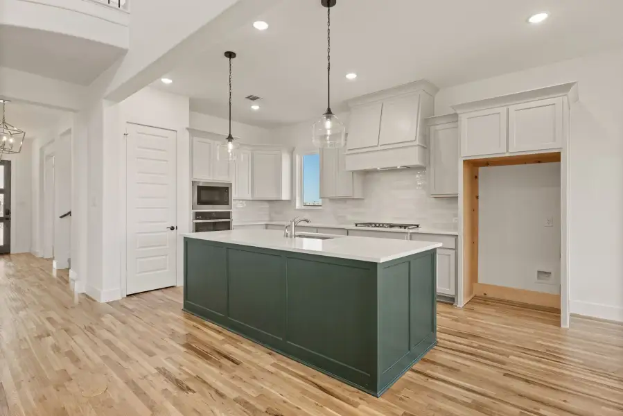 Furnished interior view inside a new home in Settlers Glen, New Fairview (Image 6).