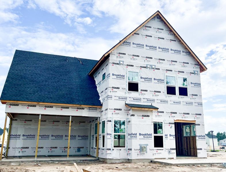 In-progress construction of a new home in Nexton, Summerville, SC (Image 34). In-progress construction of a new home in Nexton, Summerville, SC (Image 34).