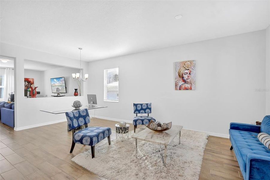 Furnished interior view inside a new home in The Reserve at Lake Ridge, Minneola (Image 5).