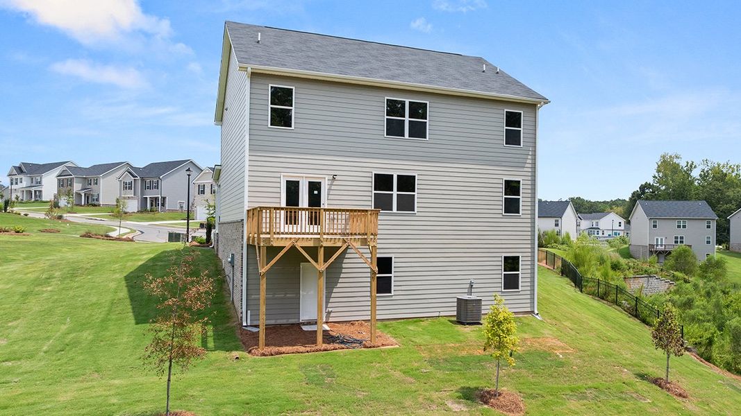 Representative exterior details of a home built from the Hayden by D.R. Horton in The Preserve at Agricultural Village, Perry (Image 2).