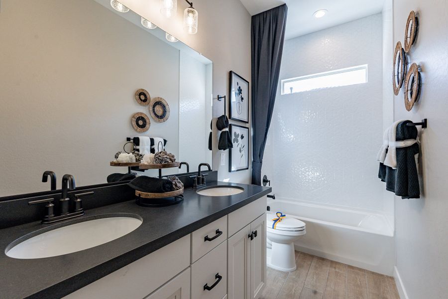 Furnished interior view inside a new home in Mirada Crossing, Goodyear (Image 28).