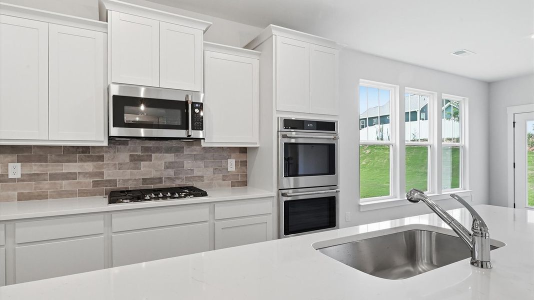 Furnished interior view inside a new home in Creeks at Midway, Anderson (Image 15).