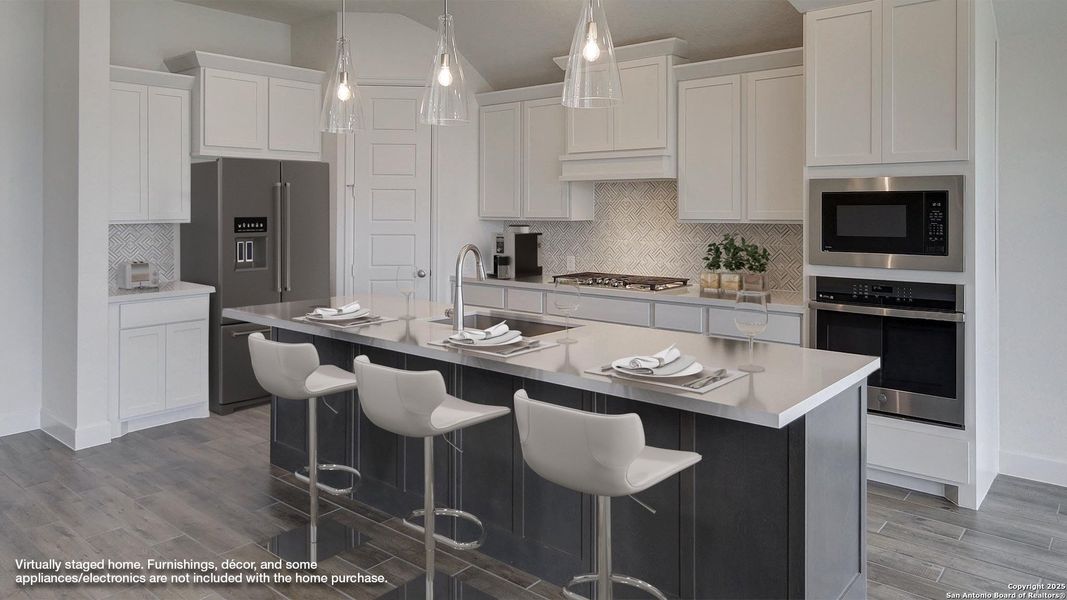 Furnished interior view inside a new home in Stevens Ranch 55', San Antonio (Image 7).